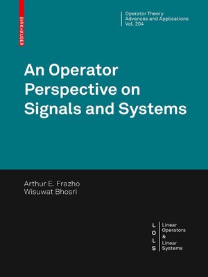 cover image of An Operator Perspective on Signals and Systems